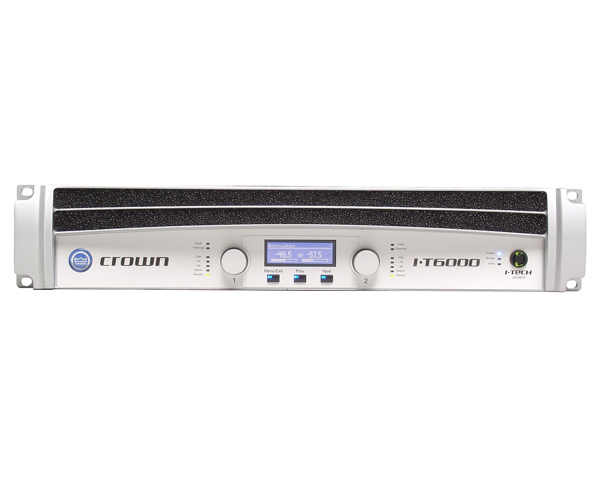 Crown iTech IT6000 IT6000 itech 6000 Power Amplifier AmpCertified