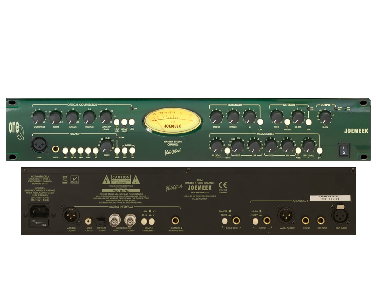preamplificador home studio joemeek oneq