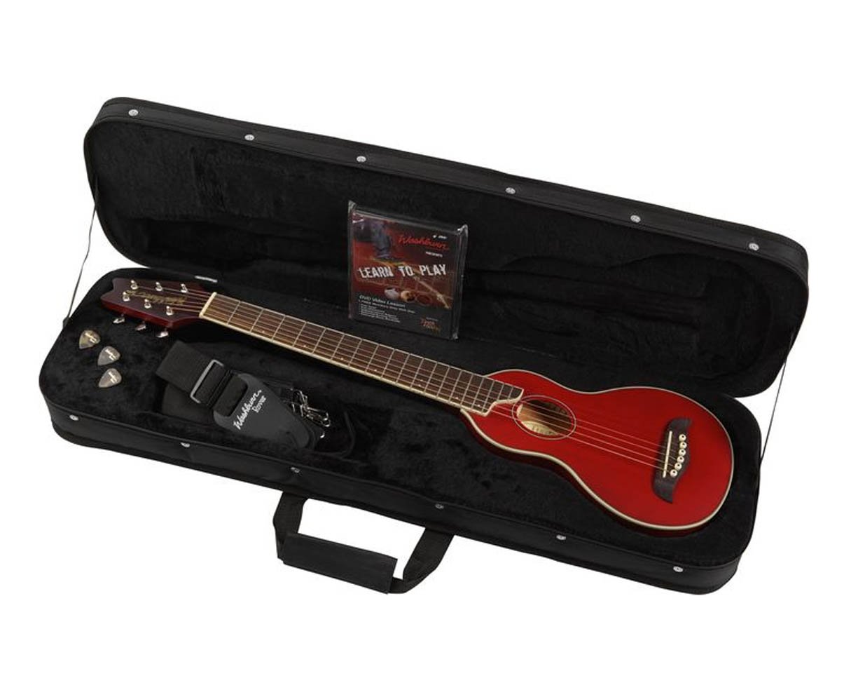 washburn rover travel guitar case