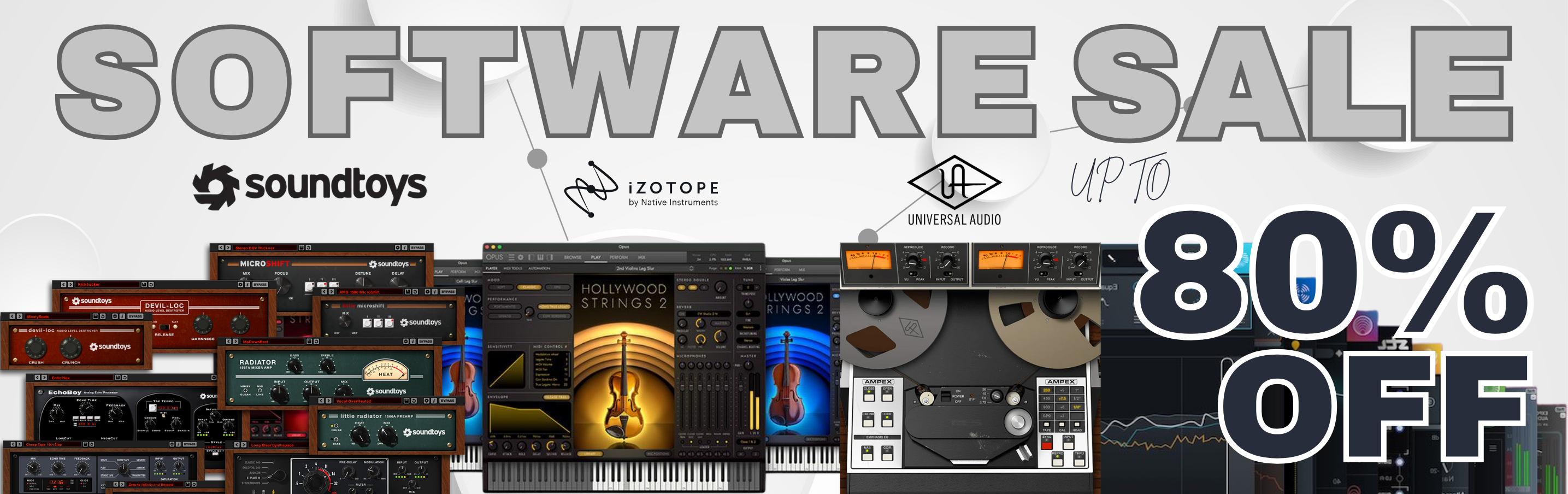 SOFTWARE SALE! Up to 80% OFF!