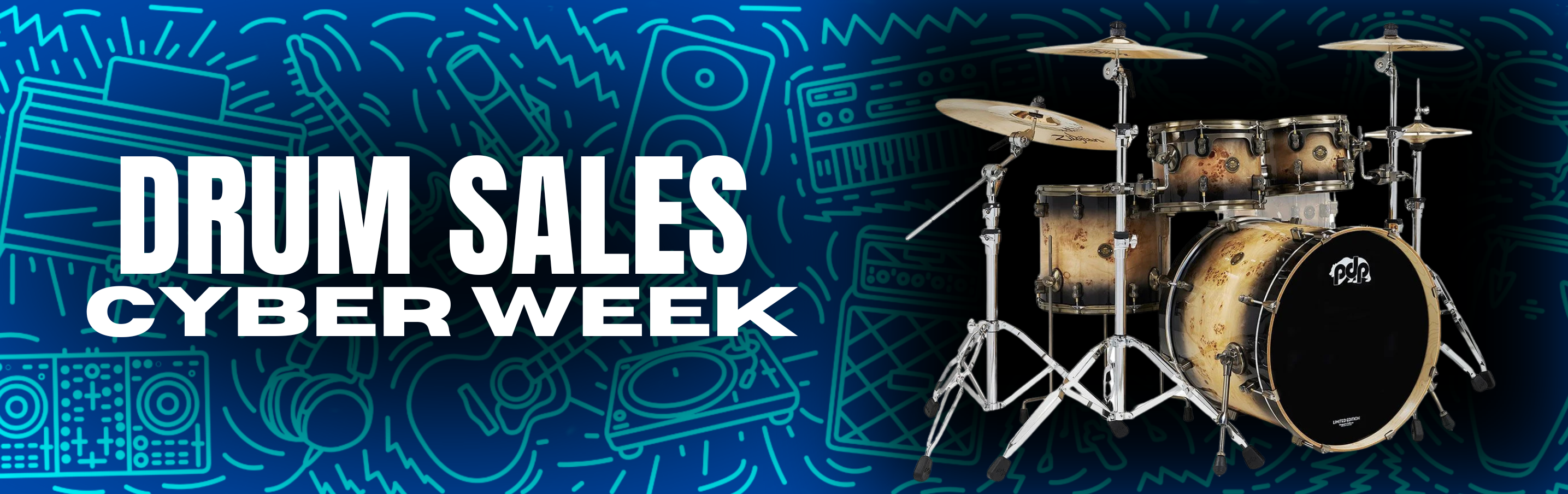 Cyber Week Drum Sales