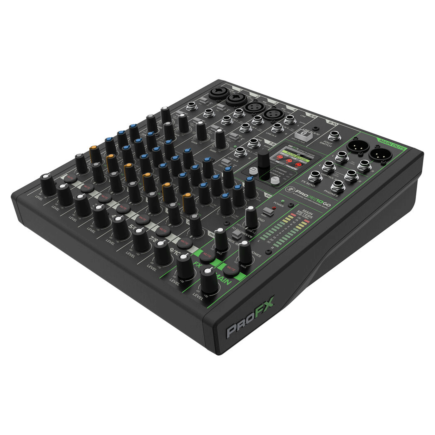 Image of Mackie ProFX10 GO Battery Powered Bluetooth Mixer