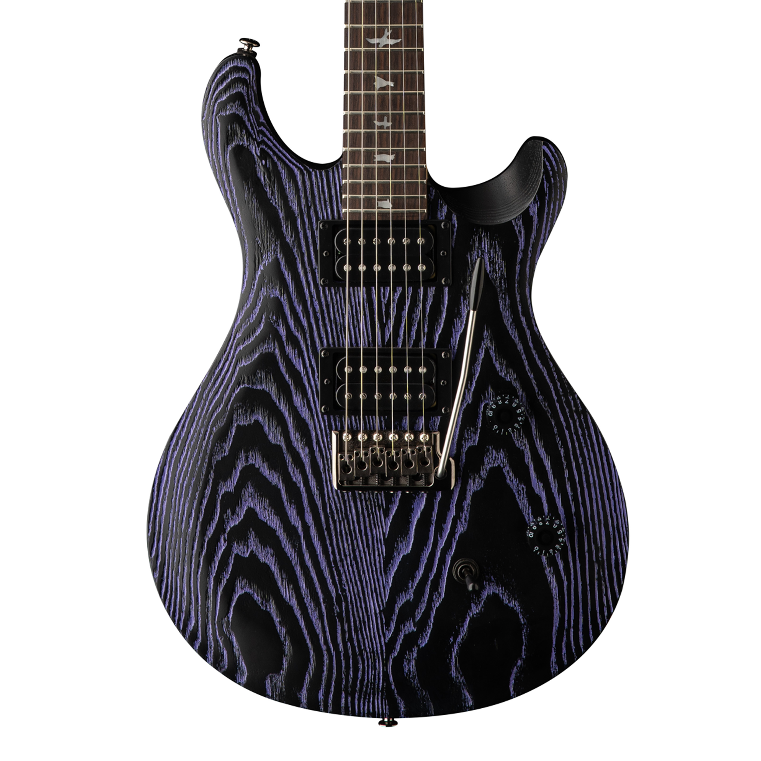 Image of PRS SE Swamp Ash Sandblasted CE 24 Ltd. Ed. Guitar - Sandblasted Purple