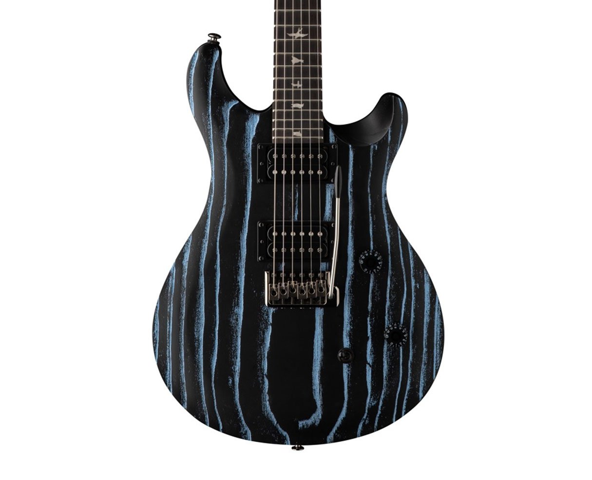 Image of PRS SE Swamp Ash Sandblasted CE 24 Ltd. Ed. Guitar - Sandblasted Blue
