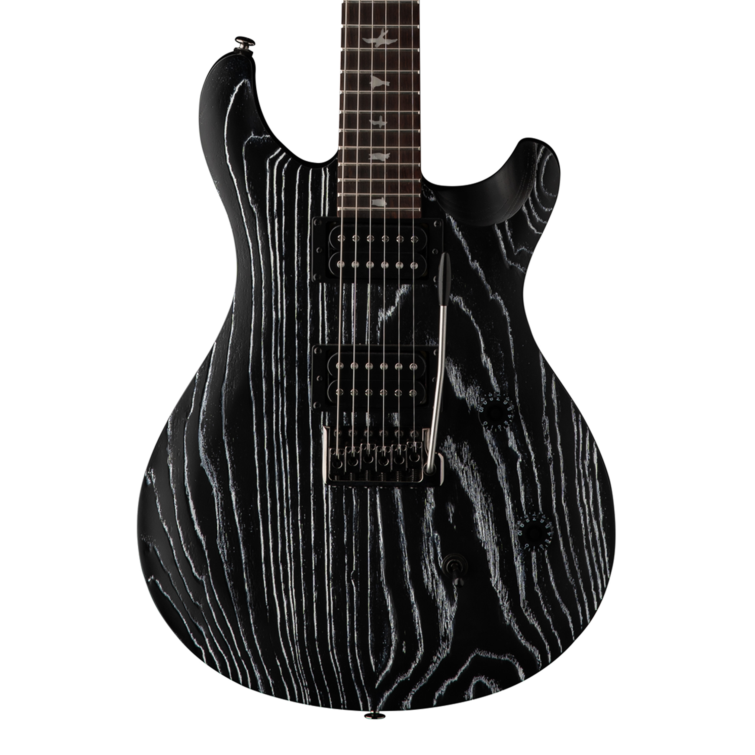 Image of PRS SE Swamp Ash Sandblasted CE 24 Ltd. Ed. Guitar - Sandblasted White