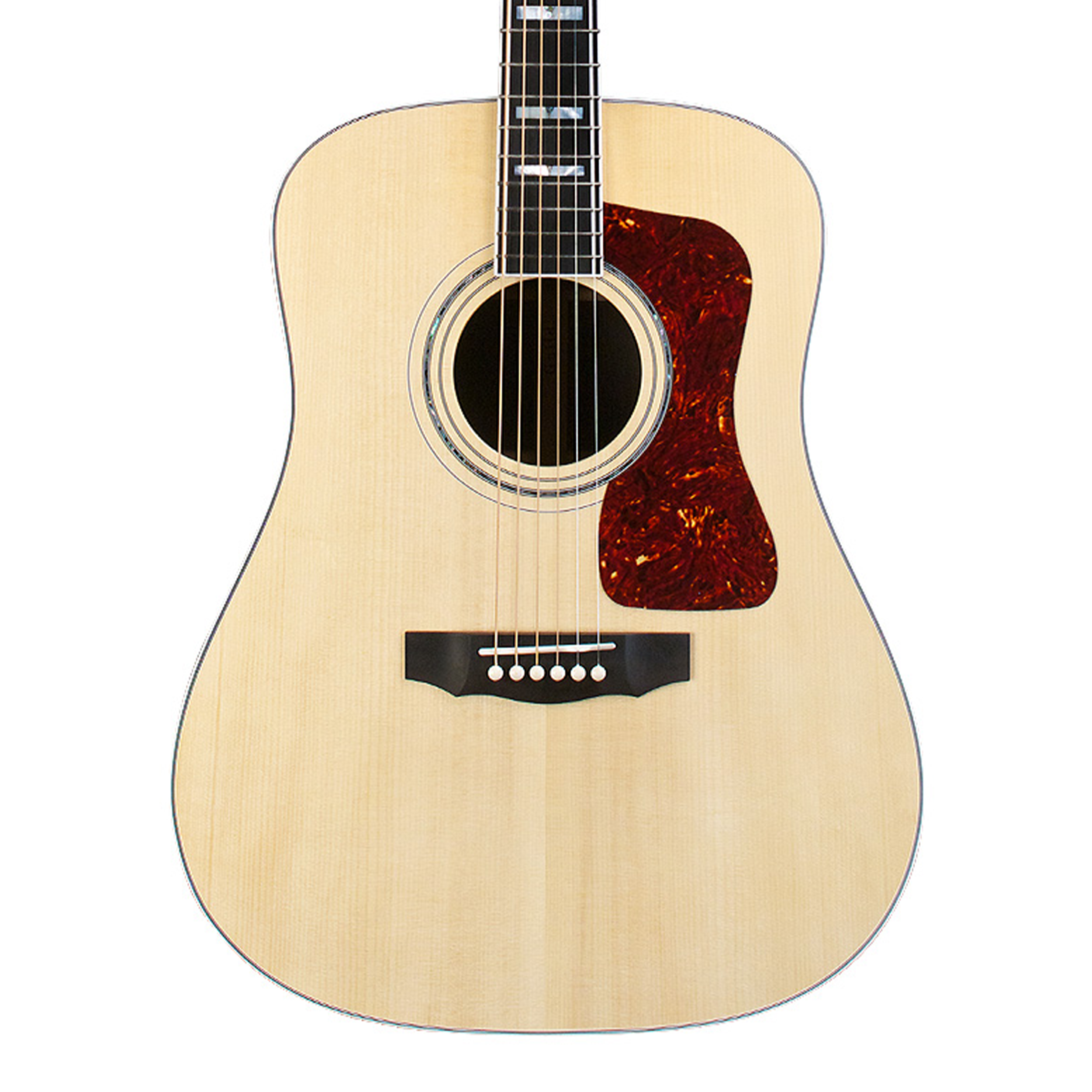 Image of Guild USA D-55E Dreadnought Acoustic-Electric Guitar - Natural