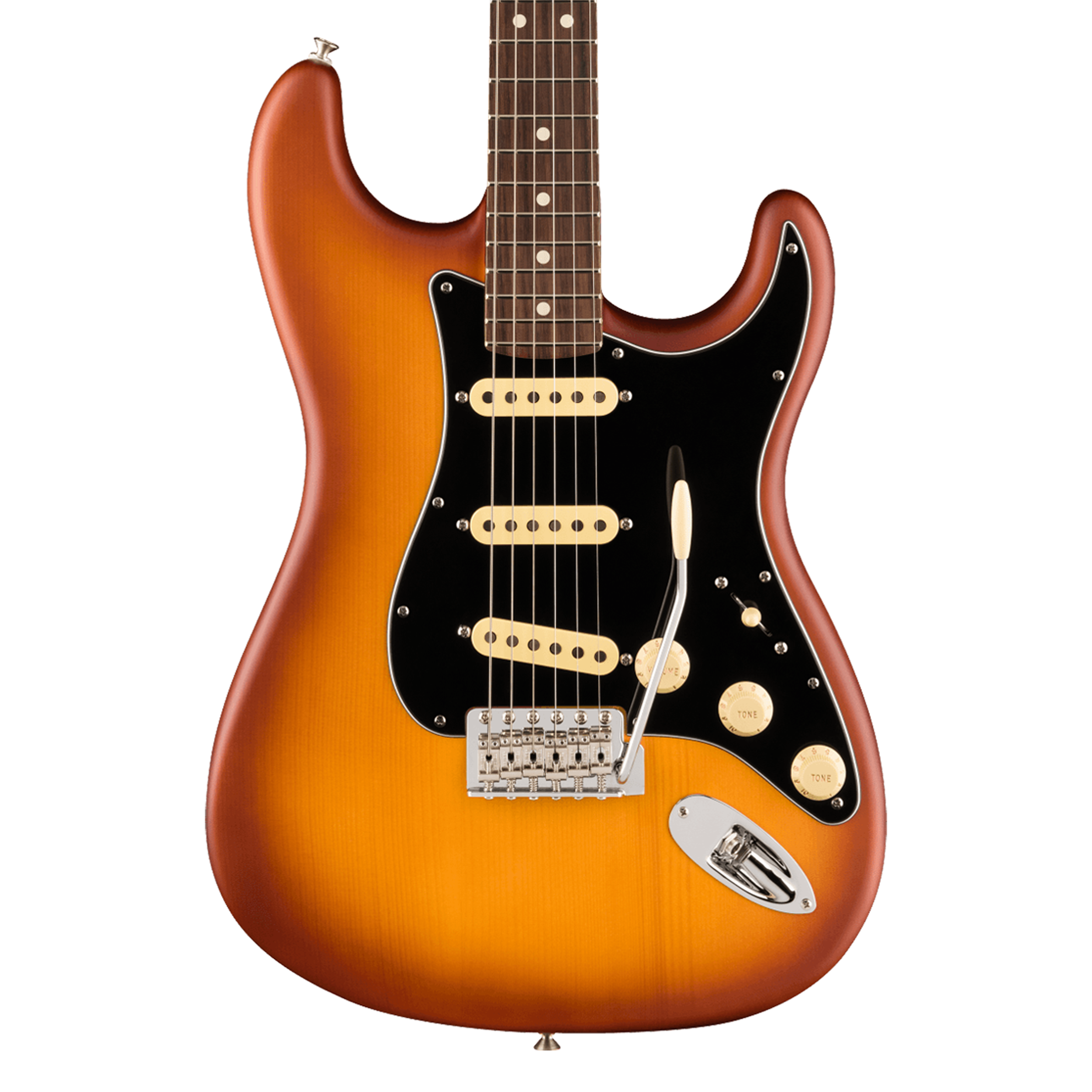 Image of Fender American Performer Spruce Stratocaster - Honey Burst w/Rosewood FB