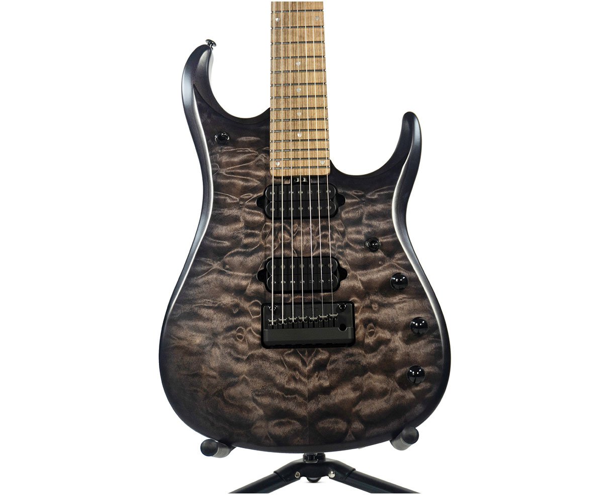Image of Ernie Ball Music Man JP15 7-String - Trans Black Quilt