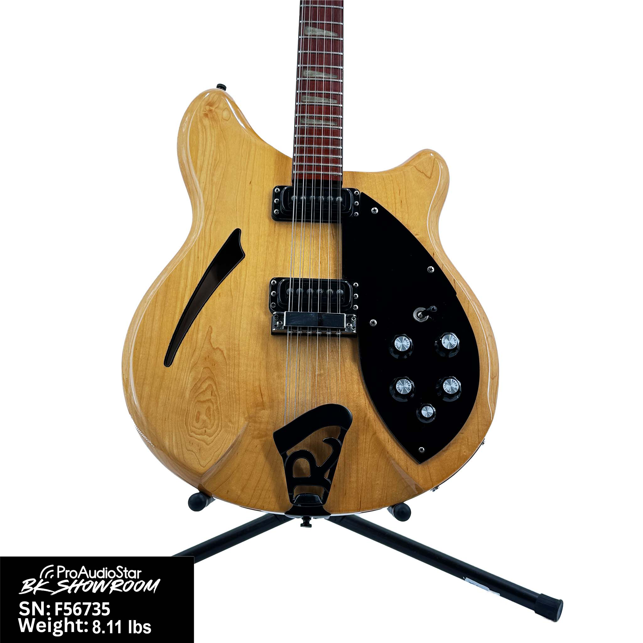 Image of Used Rickenbacker 360/12 12-String Semi-Hollowbody - Mapleglo w/OHSC