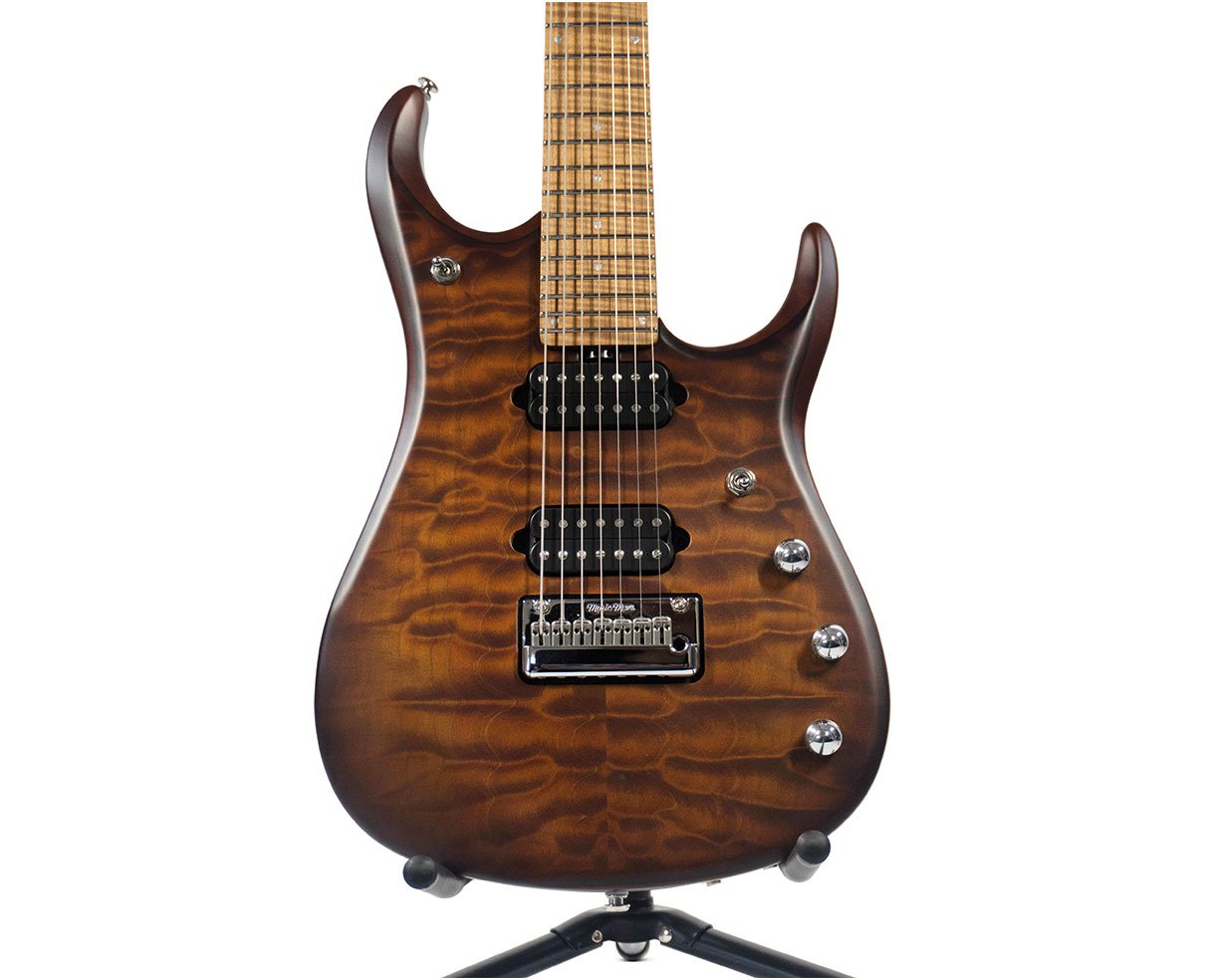 Image of Ernie Ball Music Man JP15 7 - Sahara Burst Quilt