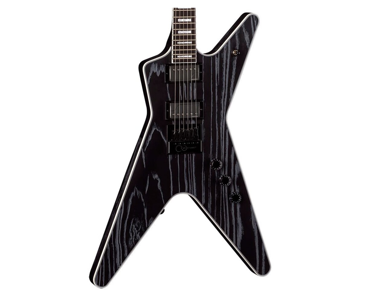 Image of Dean Custom Run #16 ML Electric Guitar - Sand Blasted Grey - Open Box