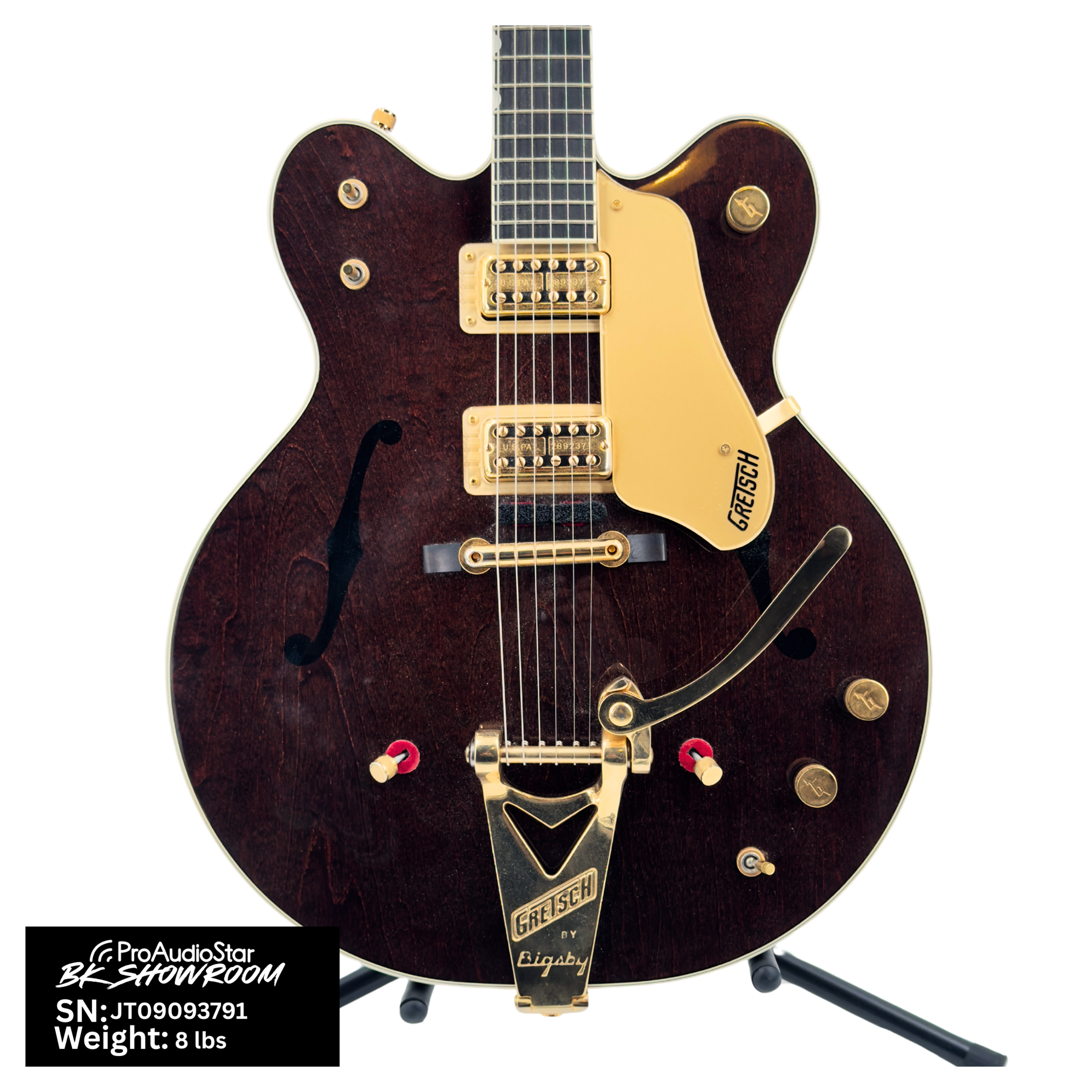 Image of Used Gretsch 2009 '62 Chet Atkins Country Gentleman w/Bigsby Walnut Stain