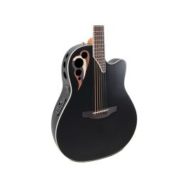 Ovation Celebrity Deluxe CDX40-5-G Cutaway A/E Guitar - Black