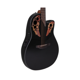 Ovation エレアコ（Celebrity Elite CE44-5） Amazon.com: OVATION CELEBRITY ELITE REV RED BURST GUITAR