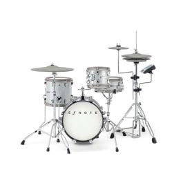 EFNOTE mini Acoustic Designed Electronic Drum Set - White Sparkle