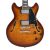 D'Angelico Premier Mini DC Electric Guitar - Dark Iced Tea Burst - B-Stock