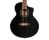 Ortega Guitars D8CE-4 Deep Series Medium Scale A/E Bass - Black - B-Stock