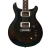 PRS S2 Mira 594 Electric Guitar - Black Rainbow Holoflake