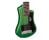 Hofner Shorty Travel Electric Guitar w/Bag - Metallic Dark Green Finish - Open Box