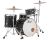 Pearl Masters Maple Complete 3-pc. Shell Pack - Matte Black Mist