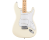 Used Fender Standard Stratocaster Electric Guitar - Olympic White w/Maple FB