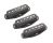 Fishman Fluence Single Width pickups for Strat Set of 3 - Black