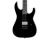 ESP LTD M-201HT Baritone Electric Guitar - Black w/Rosewood FB - B-Stock
