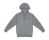 Fender Spaghetti Small Logo Zip Front Hoodie, Athletic Gray, L