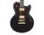 D'Angelico Deluxe Atlantic Baritone Electric Guitar - Solid Black