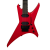 Jackson Pro Series Signature Dave Davidson Warrior WR7 E - Ferrari Red