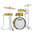 Tama Club-JAM Pancake 4-piece Shell Pack w/18