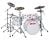 ddrum Hybrid 5 Player 5-pc Acoustic/Electric Drum Set - White Wrap
