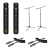 Lewitt LCT 140 AIR Matched Stereo Condenser Mic Pair + Stands + Gator Cables
