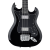 Hagstrom H8II-BLK Retroscape H8-II 8 String Bass Guitar - Black Gloss