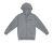 Fender Spaghetti Small Logo Zip Front Hoodie, Athletic Gray, XL