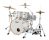Pearl Pearl Masters Maple/gum 4-piece Shell Pack - Silver White Swirl