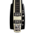 Duesenberg Fairytale Lap Steel Split/King Edition - Ivory & Black