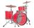 Ludwig Vistalite Pro Beat 3pc Shell Pack w/ 24