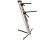 Ultimate Support APEX AX-48 Pro Keyboard Stand (Silver) (Open Box)