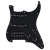 Fender Pre-Wired Strat Pickguard, Quadra Tap/Ultra Noiseless HSS - Black