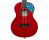 Ortega Guitars RUGH-SRT Ghost Series Tenor Ukulele w/Bag - Stained Red
