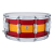 Ludwig Classic Maple 6.5x14 Snare Drum - Triband Red/Gold Sparkle