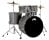 PDP Centerstage 5pc Drum Kit w/Hardware, Cymbals & Throne - Silver Sparkle