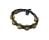Latin Percussion Cyclops Mountable Tambourine Black - Dimpled Brass