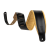 Levy's Amped Leather Series M26PD Leather Guitar Strap - Black w/Tan Backing