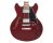 D'Angelico Premier Mini DC Semi-Hollow Guitar - Burnt Red - Open Box