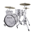 Ludwig Vistalite Fab 3pc Shell Pack w/ 22
