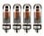 Groove Tubes GT-E34LS Medium Quartet Power Tubes