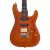 Schecter California Classic Electric Guitar w/ Case - Trans Amber