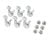 Fender Locking Tuners All Short - Chrome